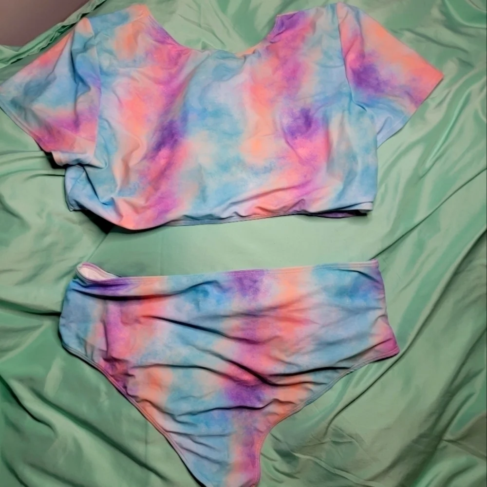 Womens Shein 2 Piece Swimsuit Size 4XL - Picture 1 of 4